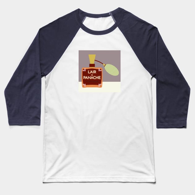 L'aire de Panache Baseball T-Shirt by Gothenburg Print